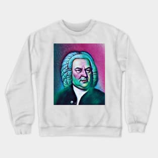 Johann Sebastian Bach Portrait | Johann Sebastian Bach Artwork 4 Crewneck Sweatshirt